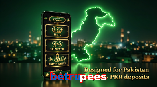 Main screen of Betrupees pk page for PK players